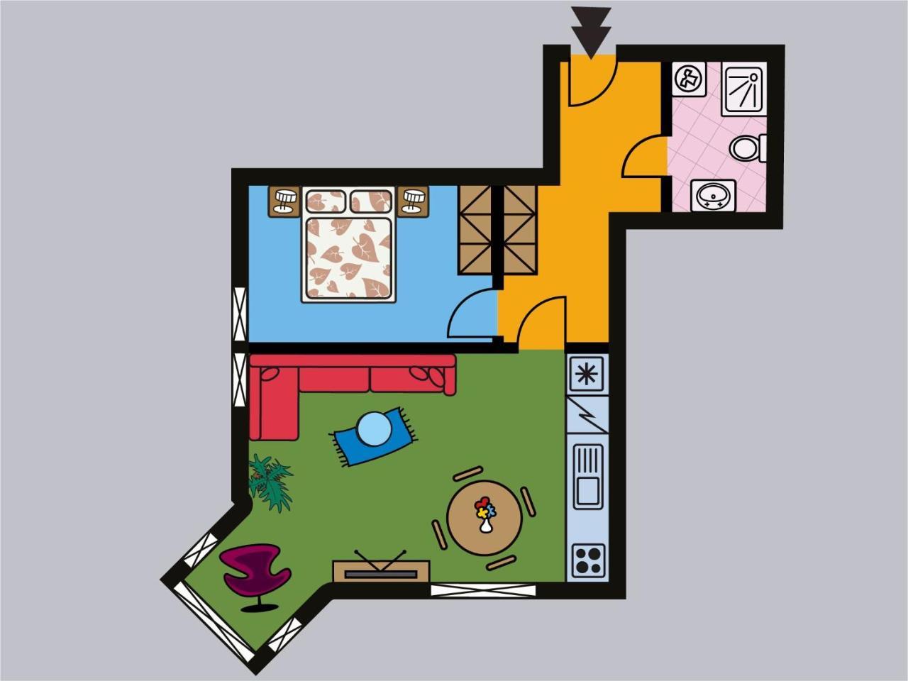 Masarykova N°30 Apartman Brünn  Szoba fotó